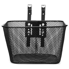  Bike Handlebar Basket Detachable Cargo Storage Carrier Bicycle Front