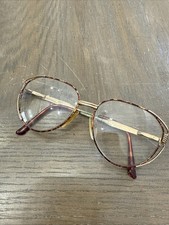 Vintage Gold Eyeglass Frames Unbranded 53 M1 Frames Only Fancy Design