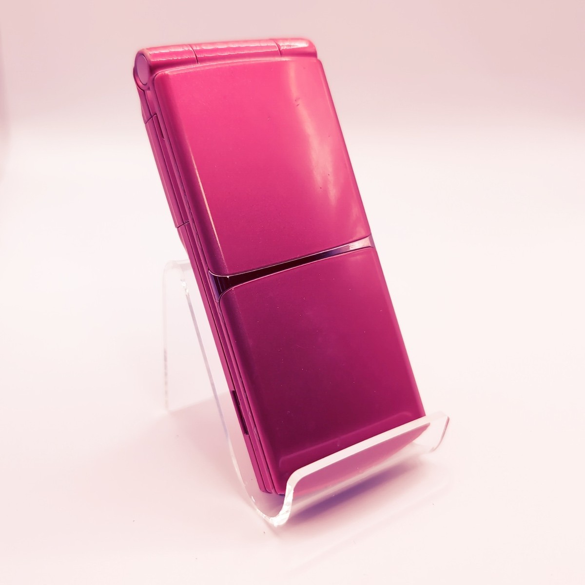 Toshiba Au T008 Pink Flip Phone Japanese Mobile Keitai Cell Phone