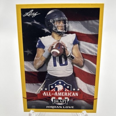 2020 Leaf Draft - All-American Jordan Love #71 Gold (RC)