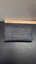 Steve Madden Clutch Wristlet Womens Black Wallet ID Inner Pockets