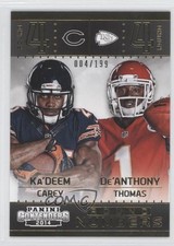 2014 Contenders Round Numbers Gold 4/199 De'Anthony Thomas Ka'Deem Carey #9 0c6