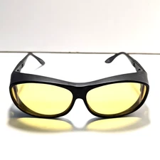 Polar Optics PO FO-003 MBLK ND Eyeglasses Polycarbonate Lenses TD0519 FIT OVER 