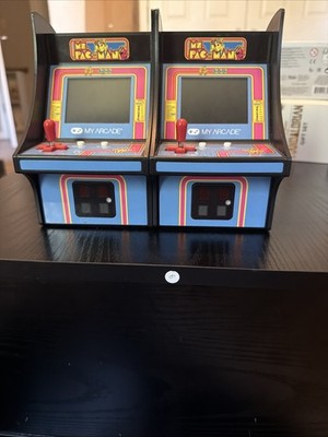Tiny Arcade Ms. Pac-Man Mini Arcade Game-Set Of 2