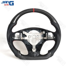 Real Carbon Fiber Sport Steering Wheel For Chevrolet Corvette C6 Z06 Zr1 12-13