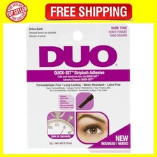 Duo Quick Set Dark Lash Glue, Striplash Adhesive, Latex Free, Rapid Dry,...