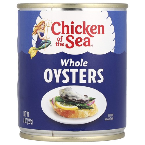 Whole Oysters, 8 oz (227 g)