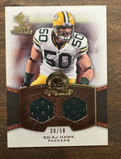 2008 SP Rookies Threads ST-AH AJ HAWK /50