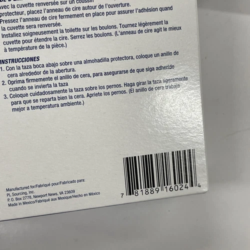 6 Pieces ProFlo PFWR Standard Wax Rings for 3” or 4” Floor Outlet Toilet Bowls - Picture 4 of 4