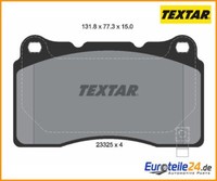 Bremsbelagsatz, Scheibenbremse Q+ Textar 2332501 FüR Tesla
