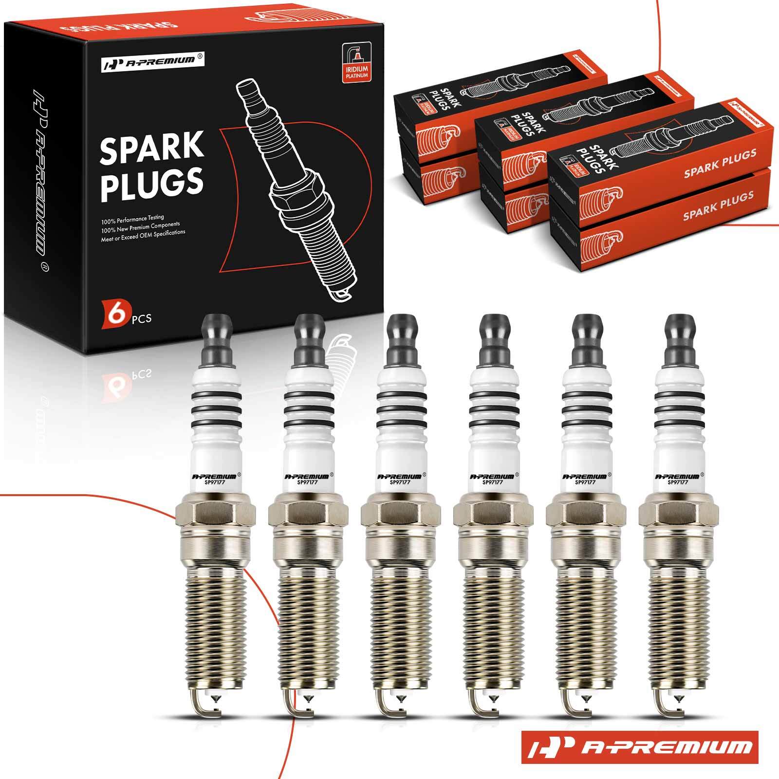 A-Premium 6x Iridium  Platinum Spark Plugs for Ford F-150 Explorer Lincoln MKS