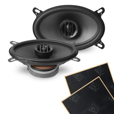 MTX Audio THUNDER46 4x6'' Thunder Dome Coaxial Speakers with Sound Damping