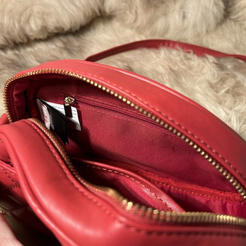 NWT Valentino Orlandi Zip Crossbody - Red - Designed In Italy - Picture 3 of 4
