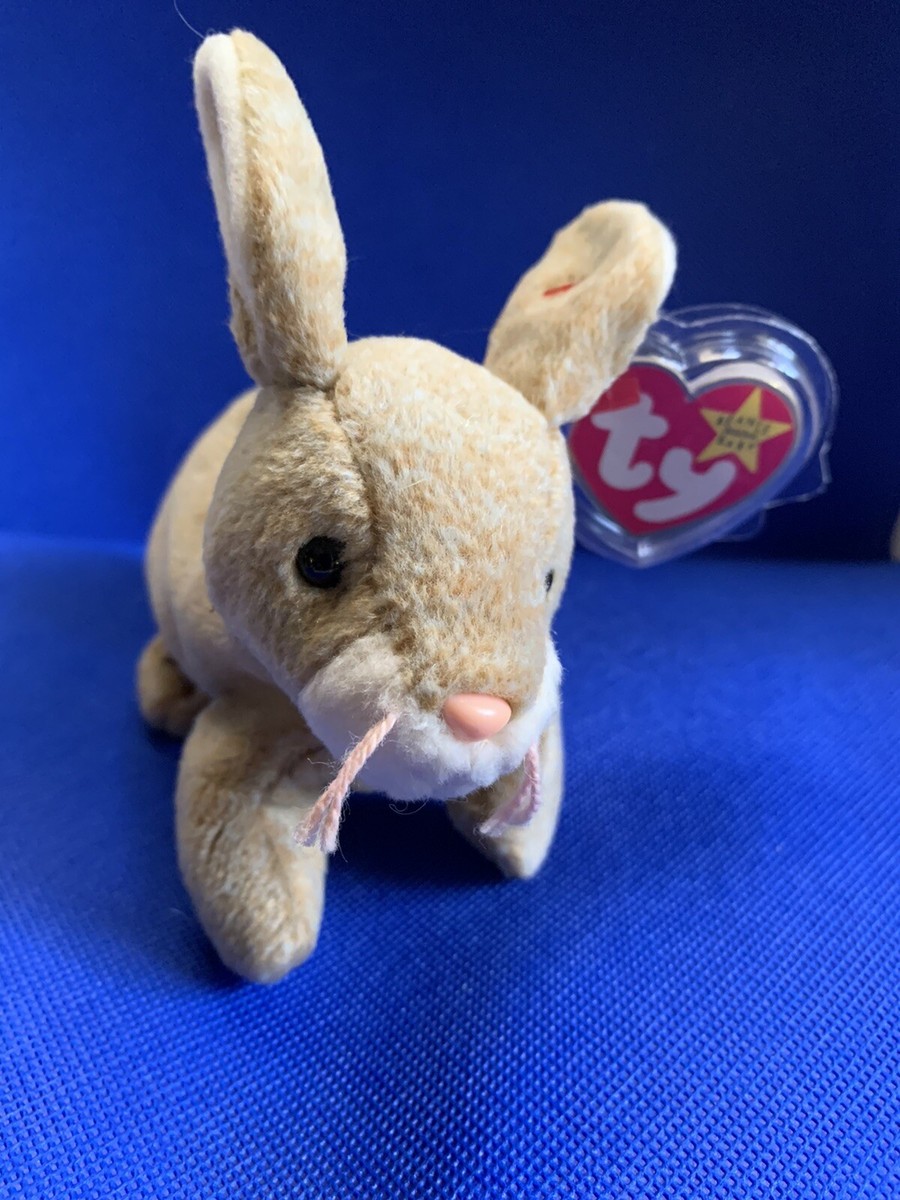 Ty Beanie Baby Nibbly the Bunny DOB May 7, 1998 MWMT | eBay