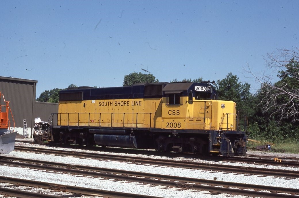 CSSSB SOUTH SHORE LINE Railroad Train Locomotive MICHIGAN CITY IN Photo ...