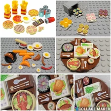 Food Accessories - Sets of Food with Sushi, Chinese Food, Bread, Sausage, etc.