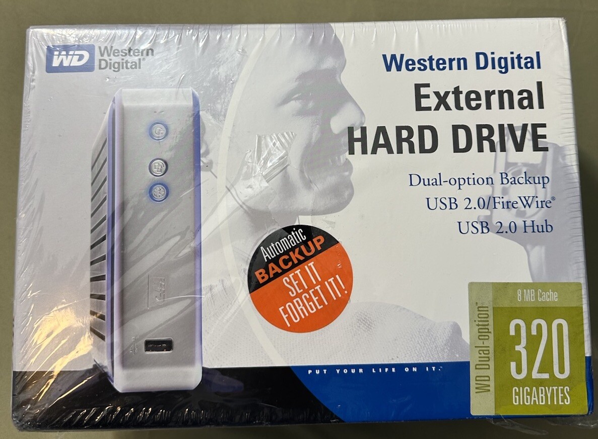 External Hard Drive Dual-Option 320 GB, 7200 RPM-image