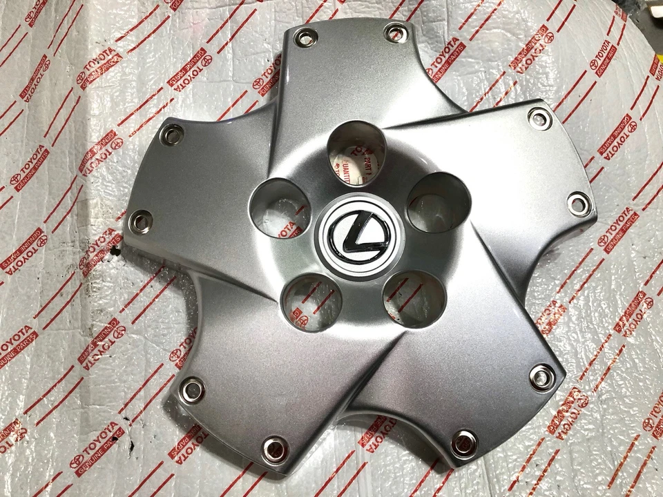 1 TAPA DE RUEDA NUEVA LEXUS SC430 PLATEADA GRAN ACTUALIZACIÓN ESTILO TWIST BONITA 2002-2010 Foto 2 de 4