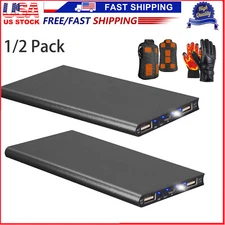 20000mAh Cellphone Power Bank for Heated Vest Jacket USB Charger Battery Pack