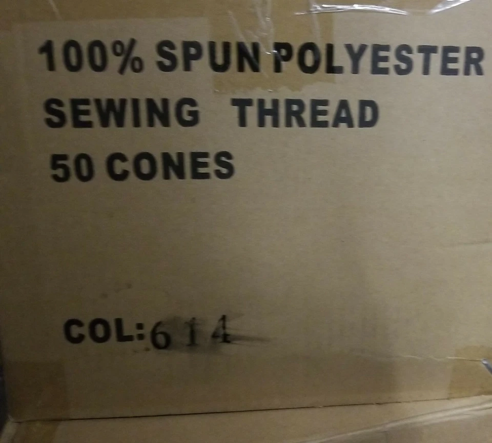 50 Spools ROYAL BLUE Color Serger Sewing Machine Threads T27  S/2 100% Polyester - Image 2 of 4