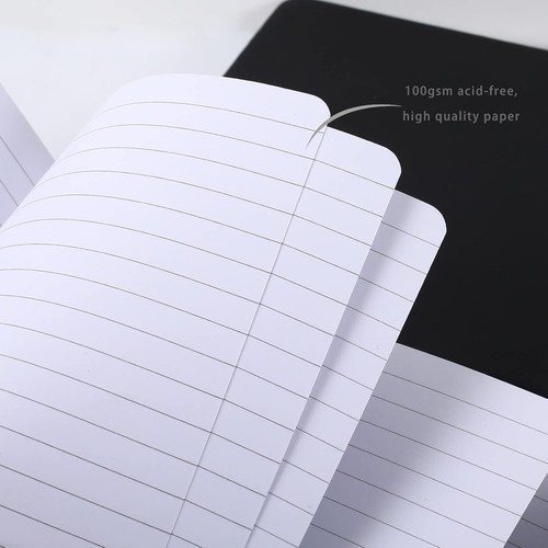 IRMANAS Lined Journal Notebook, 2 Pack A5 100gsm 320pages Thick Paper College Ru - Picture 5 of 7