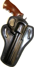 CEBECI Right Hand Black Leather Belt Holster for S&W MODEL 57 .41 MAG 6"