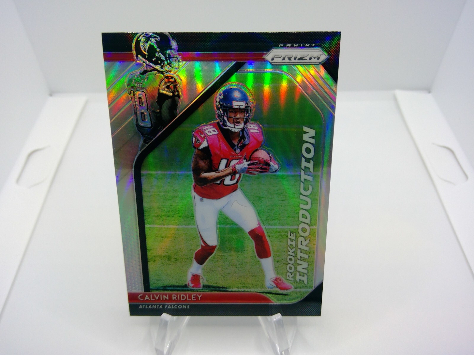 2018 Panini Prizm Calvin Ridley Rookie Introduction Silver Prizm #RI-9