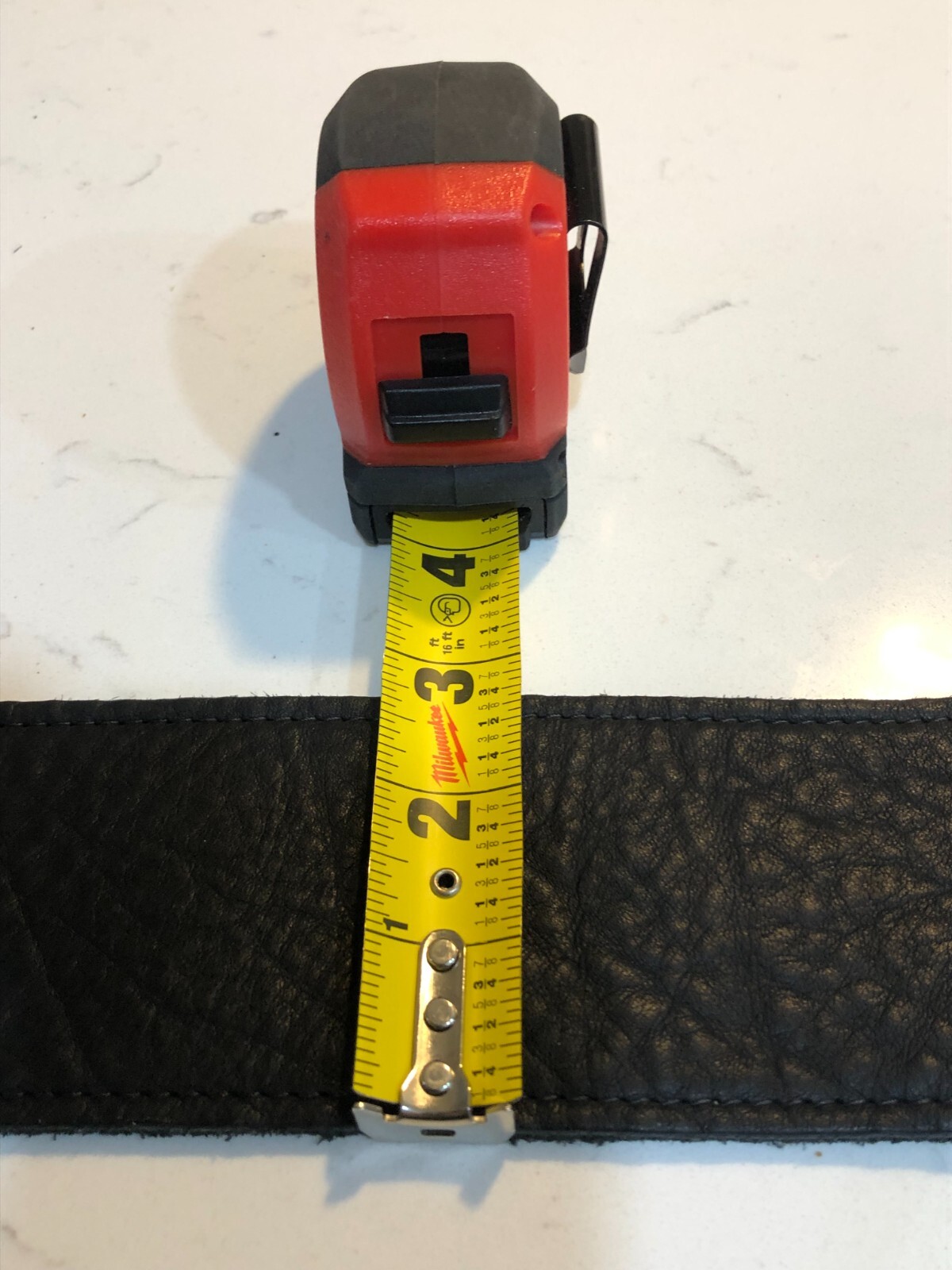 Franklin Strap Tooled Glove Leather Guitar Strap Black W/Black Tooled