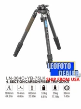 Leofoto LN-364C+YB-75LK Systematic Bowl Tripod & Leveling Base Kit