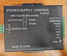 12V 3A Door Entrance Guard System Access Control Power Supply Black 100-260V HBA