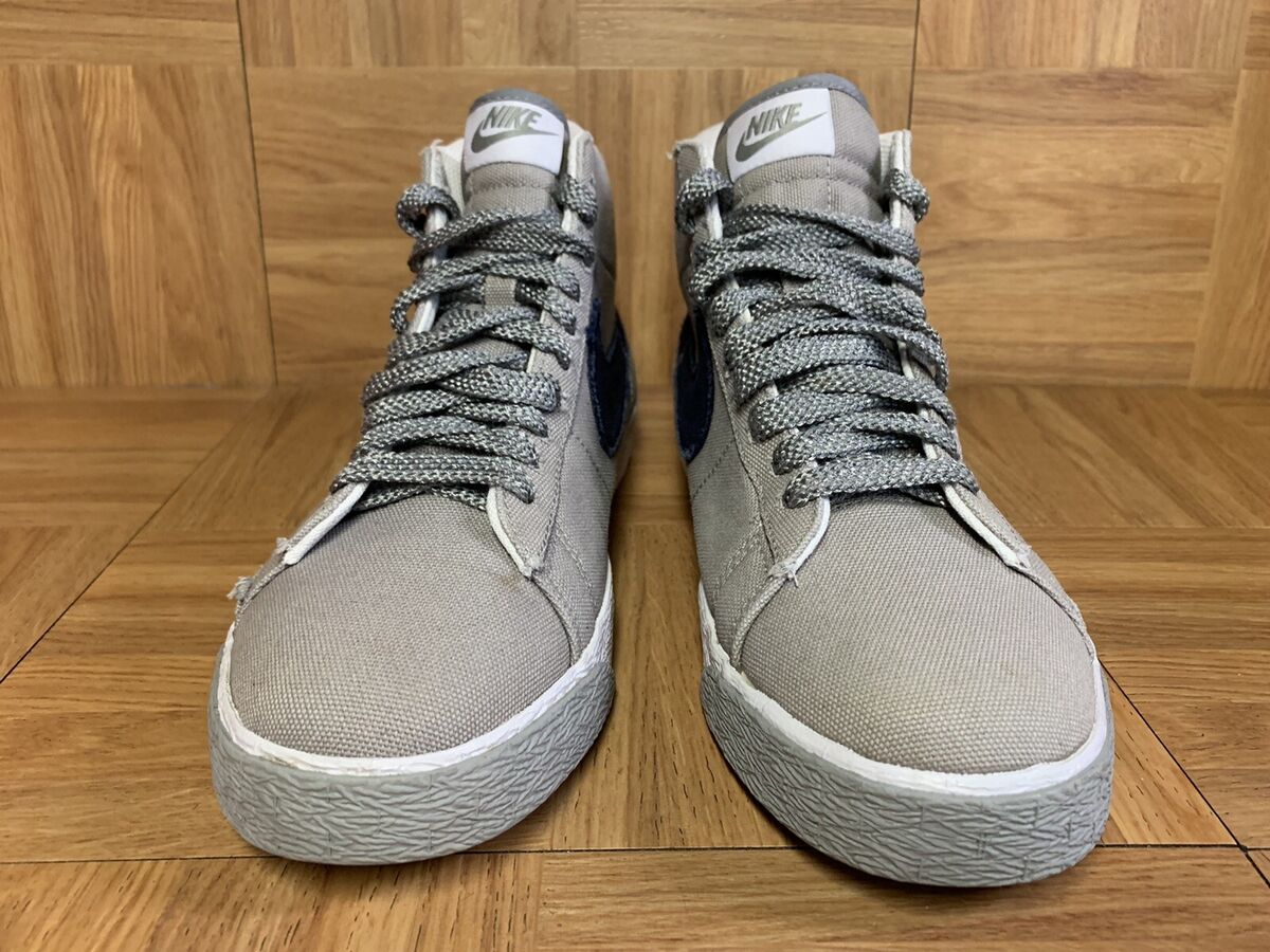 RARE🔥 Nike Blazer High Medium Gray Obsidian Sz 8 Men's Shoe RARE🔥 Nike Blazer High Medium Gray Obsidian Sz 8 Men's Shoe