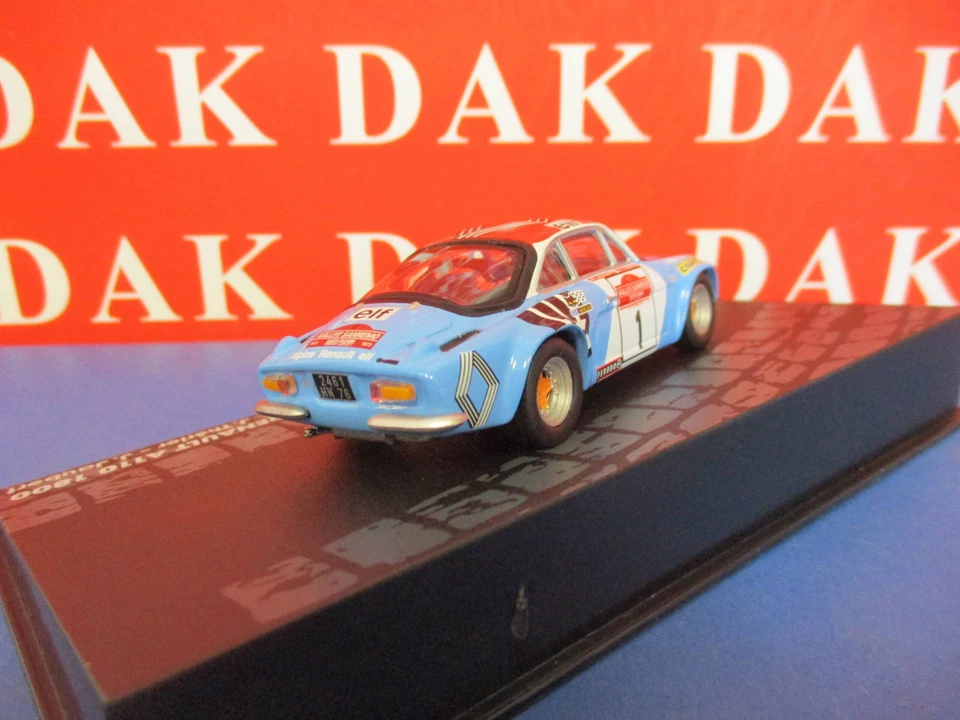 Die cast 1/43 Modellino Auto Renault Alpine A110 1800 Sanremo 1973 J. Therier - Immagine 3 di 4