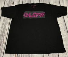 Gorgeous Ladies Of Wrestling Netflix Glow Black Pink T Shirt Adult Size XL