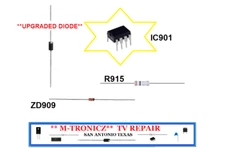 REPAIR KIT VIZIO E550I-B2 E550I-B2E POWER SUPPLY DPS-167DP 056.04167.0001   DEAD