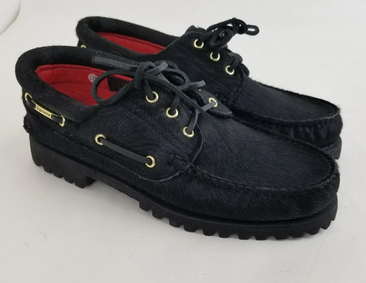 Timberland x Supreme 3 Eye Lug Boat Shoes Men