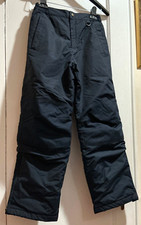 Lands End Snow Pants Youth Size 12 Blue Lined Grow-A-Longs "Ungrown" EUC