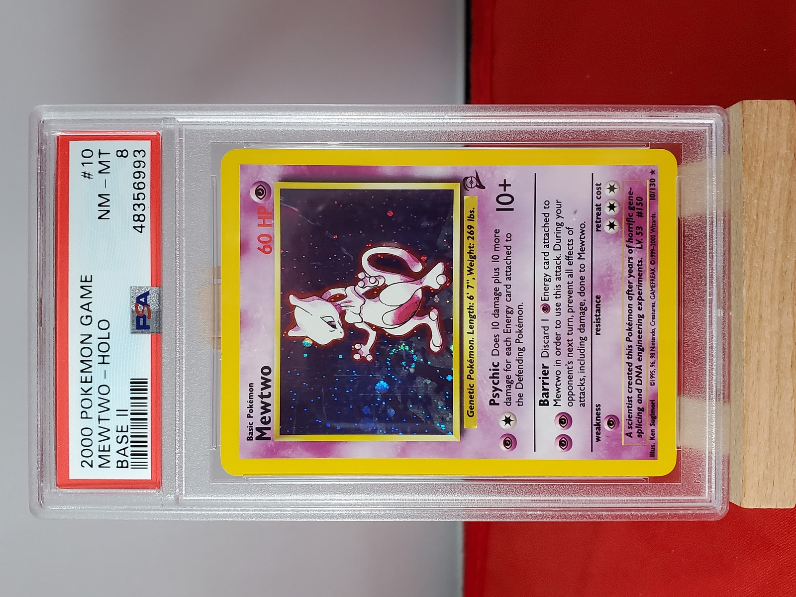Mewtwo - Holo - Base Set 2 - PSA 8 NM-MT - 48356993 Graded Pokemon Cards |  eBay