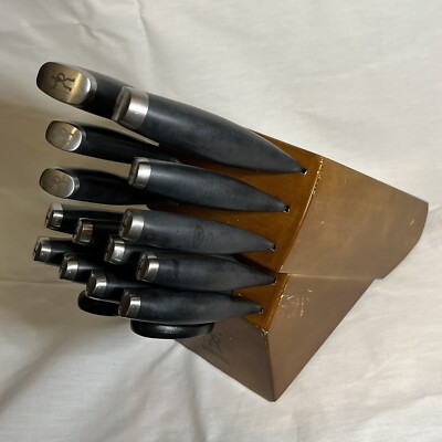 Zwilling J.A. Henckels International Use Serrated Edge 15-Piece Knife Block Set