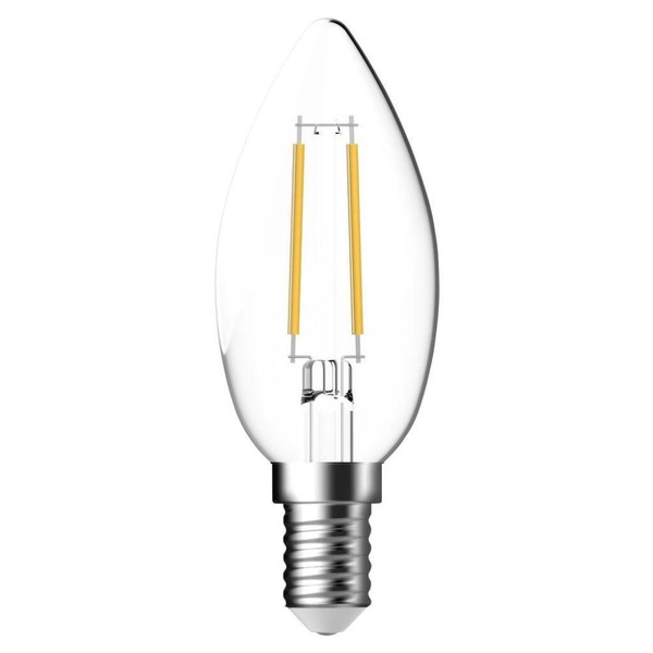 Nordlux E14 Led-Leuchtmittel Klar Filament Kerze 250Lm 2,5W Wie 20W Warmweiß-image