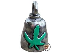 Marijuana Leaf Gremlin Motorcycle Ride Bell Made in USA Cannabis Pot Weed