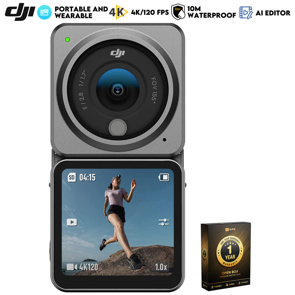 DJI Action 2 Dual-Screen Combo Camera with CPS 1 Year DJI Action 2 Dual-Screen Combo Camera with CPS 1 Year