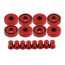 8x Aluminum Valve Cover Washer Seal Bolts Nuts For Honda For Acura B16 B18 VTEC