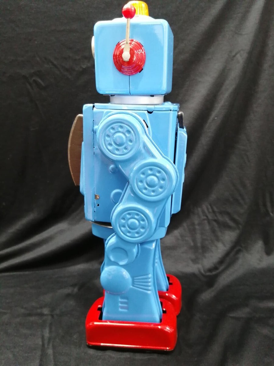 Horikawa Vintage Star Strider Robot Blue Battery Operated