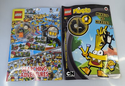 LEGO Mixels vs Nixels Activity Book with Miniset And Mechanic Man New