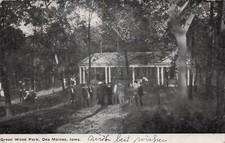 Des Moines IA Iowa Greenwood Park Linden Heights Early 1900s Vtg Postcard E19