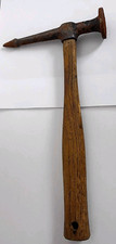 Vintage Auto Body Repair Picking Pecking Hammer Wood Handle. Fender Bumping Tool