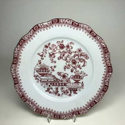 Seltmann Weiden Theresia China Rot 5 x Speiseteller Teller 24 cm