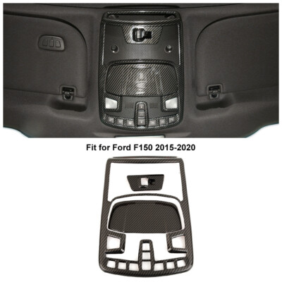  Front Reading Light Dome Lamp Frame Decor Cover Trim For Ford F150 Raptor 2015+