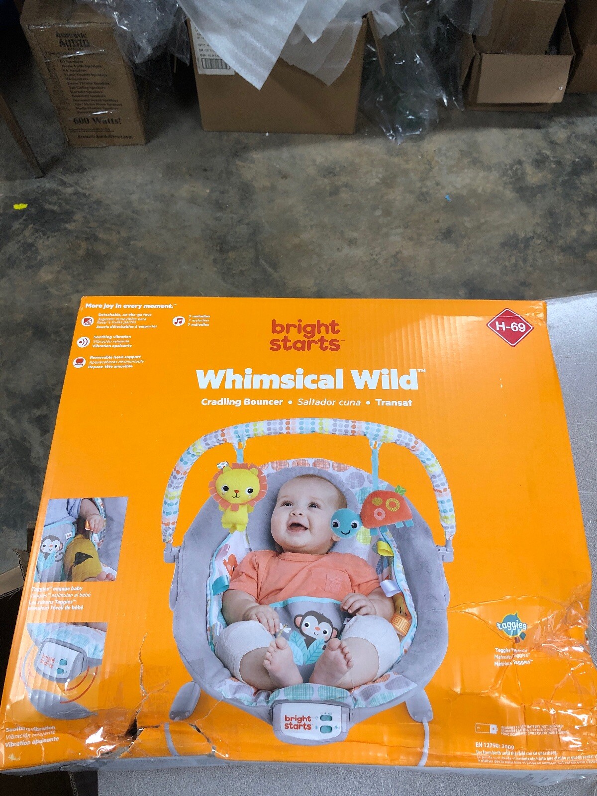 bright starts whimsical wild bouncer