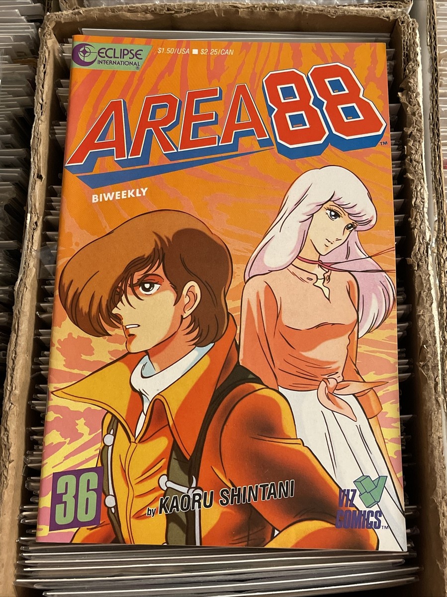 AREA 88 #36 KAORU SHINTANI VIZ ECLIPSE COMICS 1988 anime manga
